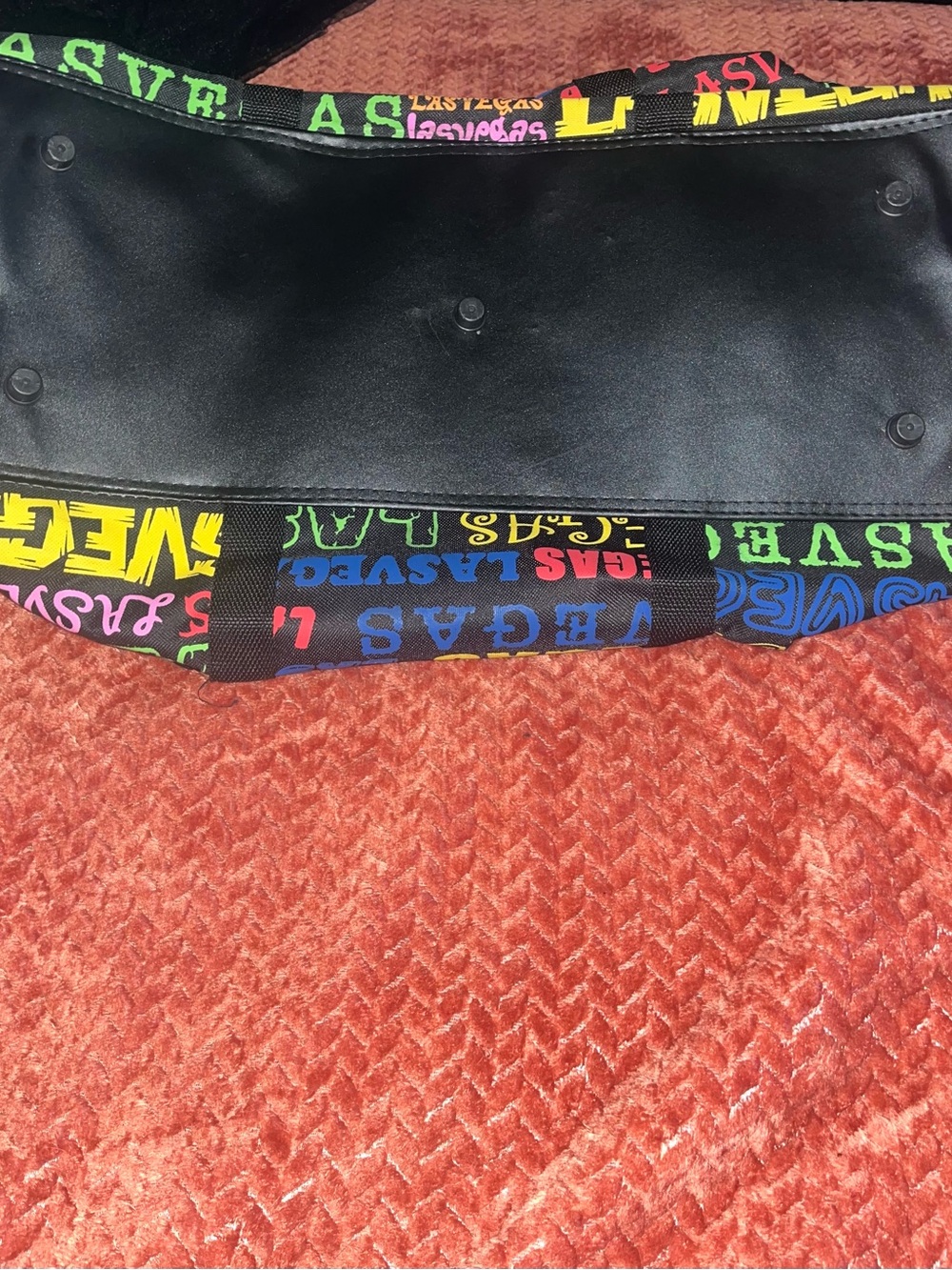 Multicolor 'Las Vegas'  Shoulder Bag 22 inches length. 
12 inches deep - Picture 4 of 4